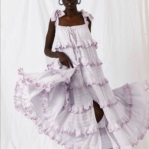 Innika Choo Scallop Frill Dress